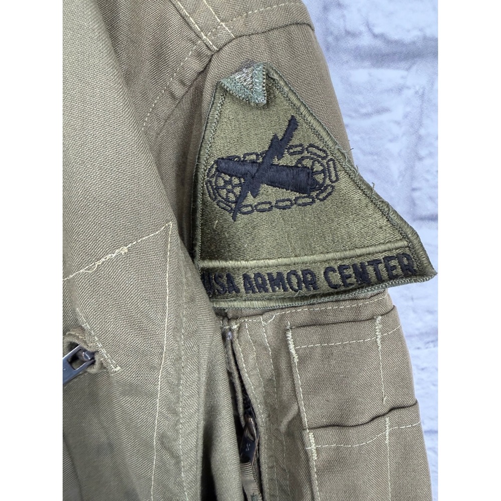 Vintage 1985 US Army CVC Tanker Coveralls Medium Long Aramid Armor Center - Picture 7 of 16